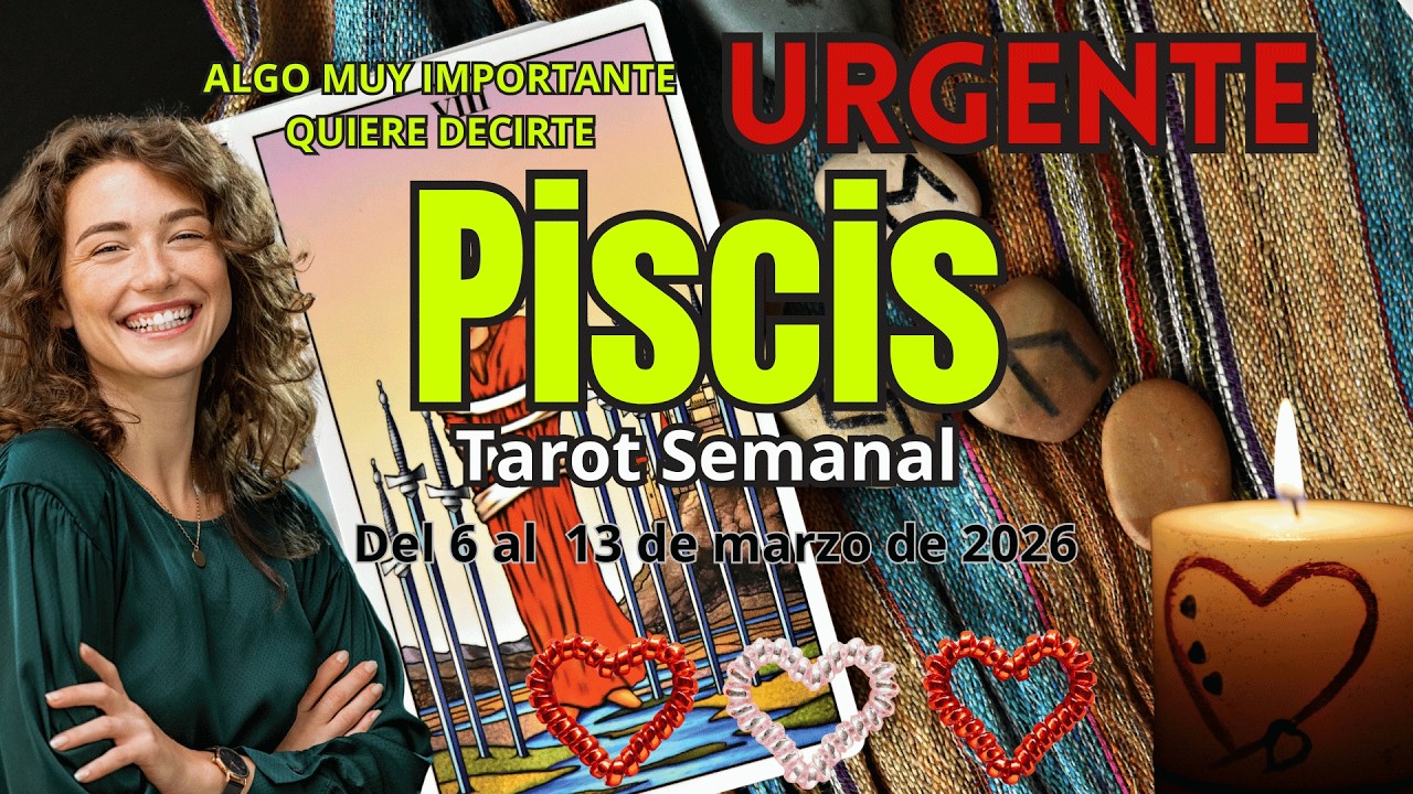 PISCIS ♓️ ESTA SEMANA SALES DE DUDAS SOBRE LOS SENTIMIENTOS DE ALGUIEN, TE DEFIENDEN Y TE QUIEREN