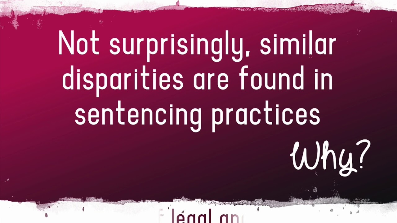 Gender Disparity in Sentencing