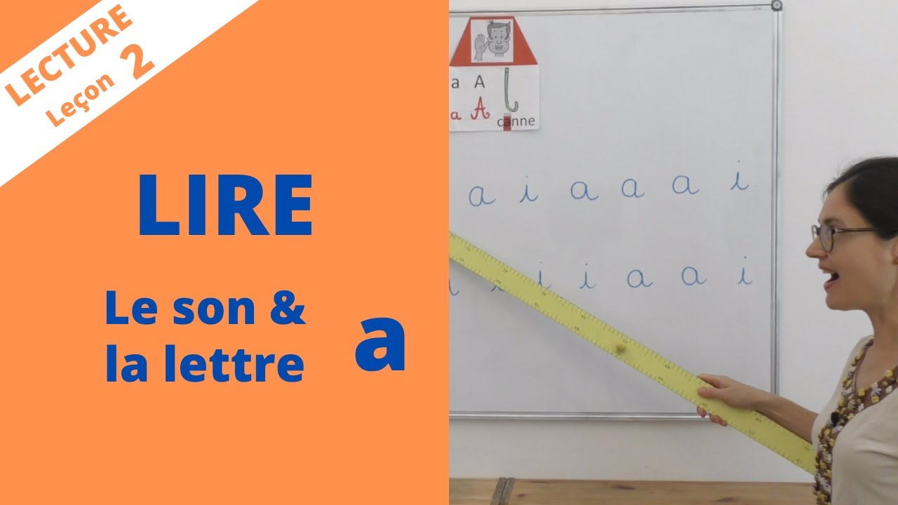 Lecture #2 : le son a, la lettre a. Apprendre à lire CP maternelle, méthode syllabique