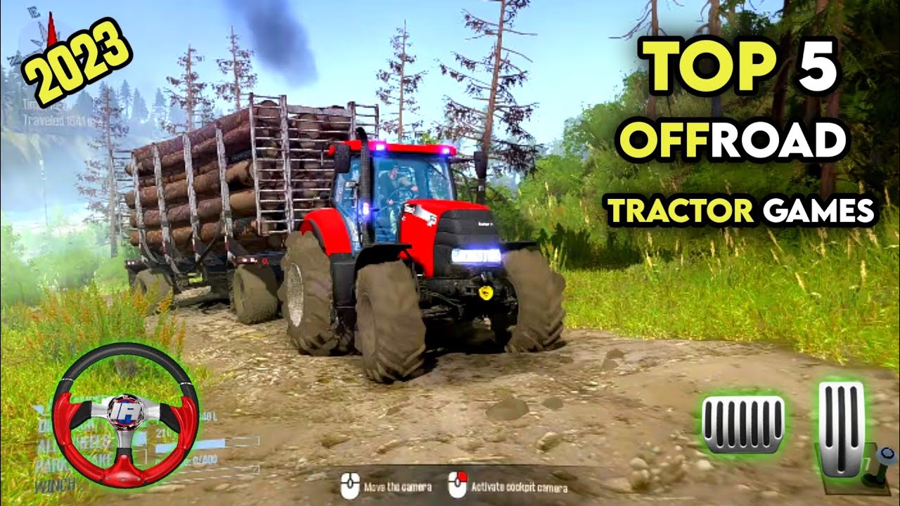 Top 5 Offroad Tractor Games For Android & Ios 2023|New Offroad Games|Tractor Games.