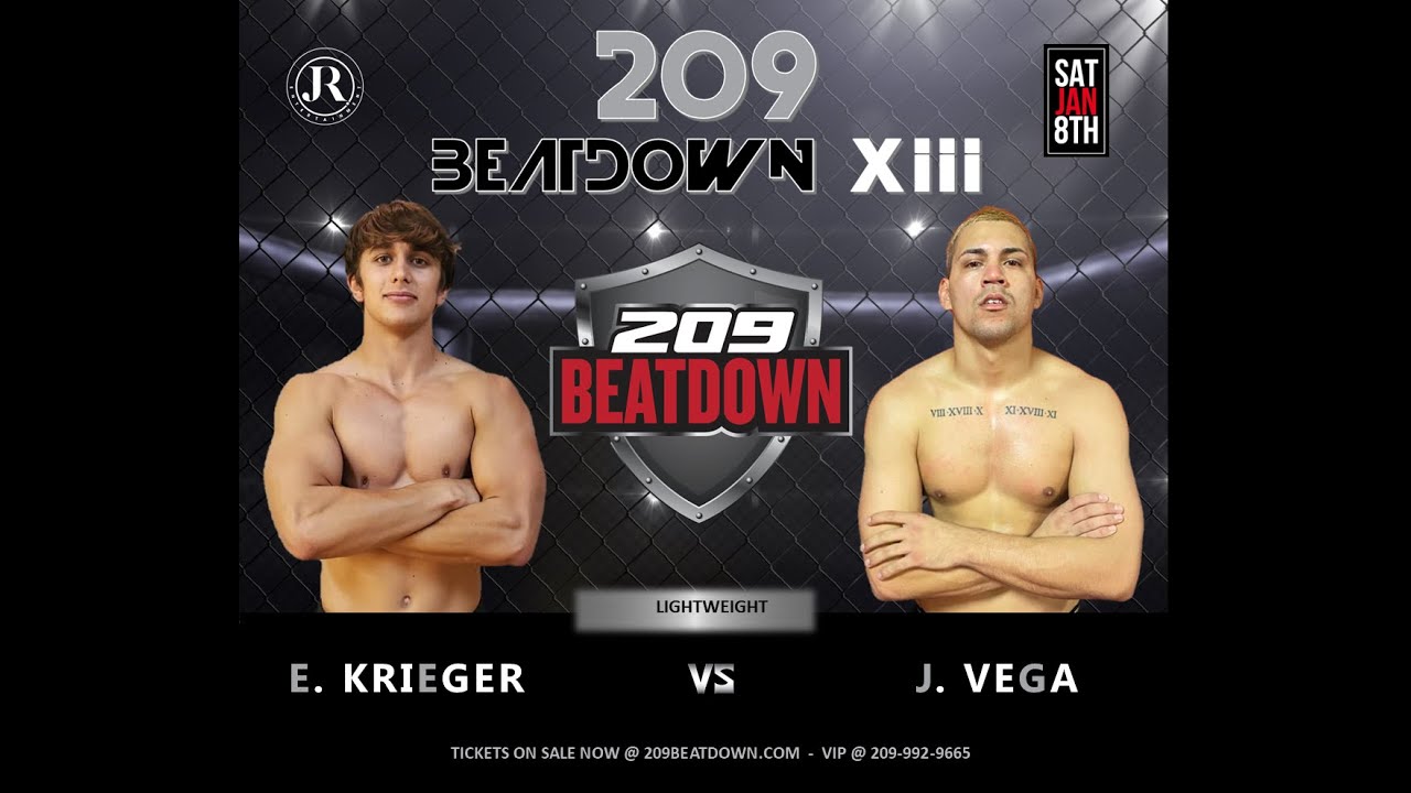 Ethan Krieger vs Jesus Vega - 209BEATDOWN XII - January 08, 2022