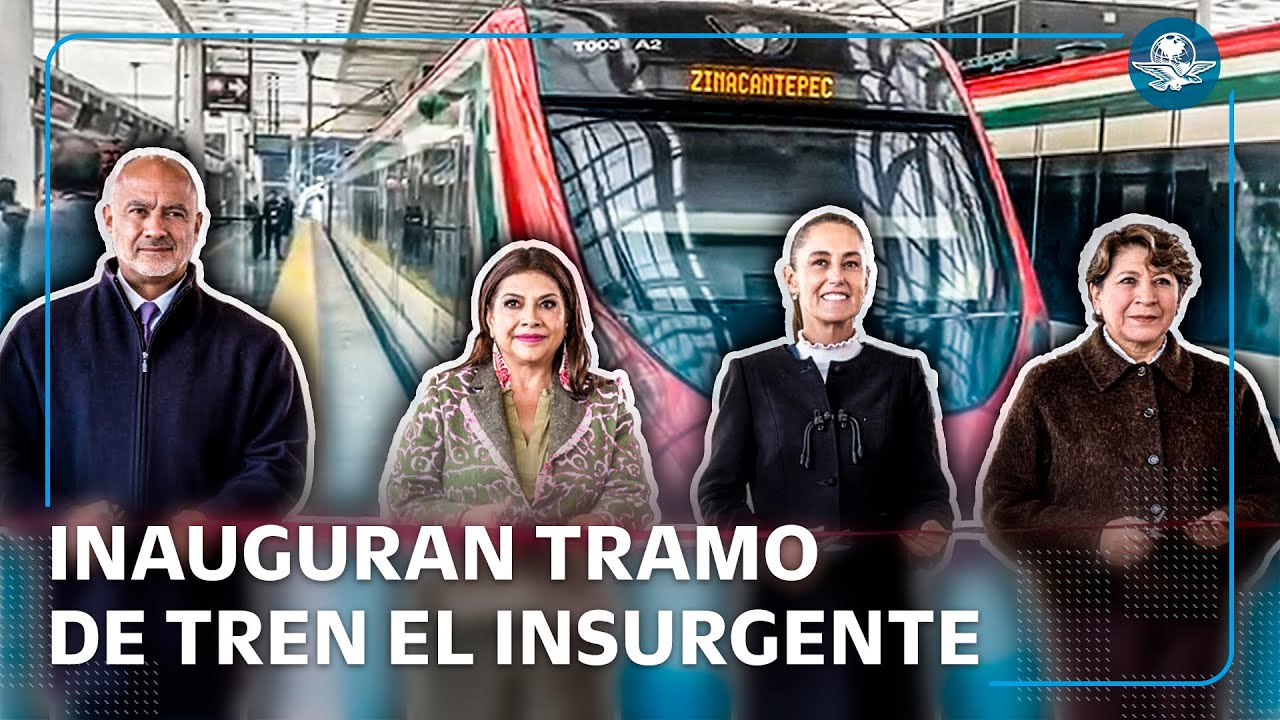Sheinbaum inaugura tramo Santa Fe–Observatorio del Tren El Insurgente