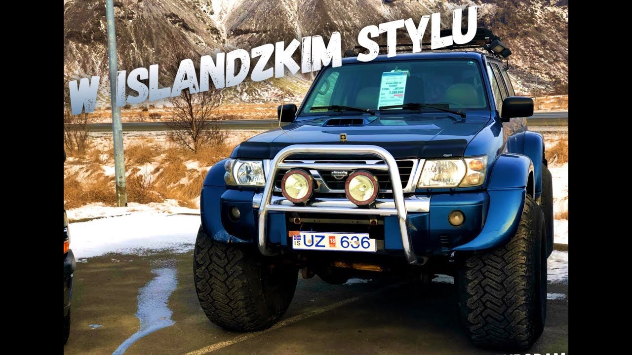 Nissan patrol y61 komis samochodowy w Islandii