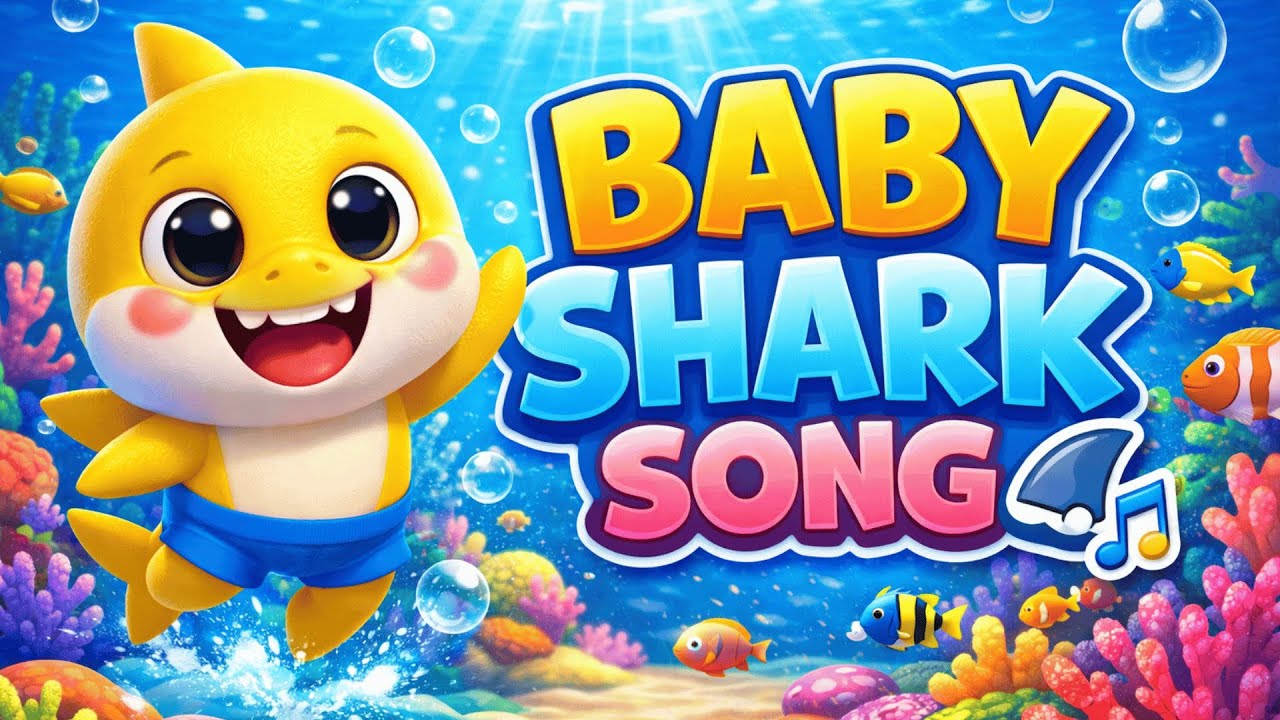 Baby Shark Song 🦈 | Fun Kids Nursery Rhyme | Baby Shark Dance for Toddlers