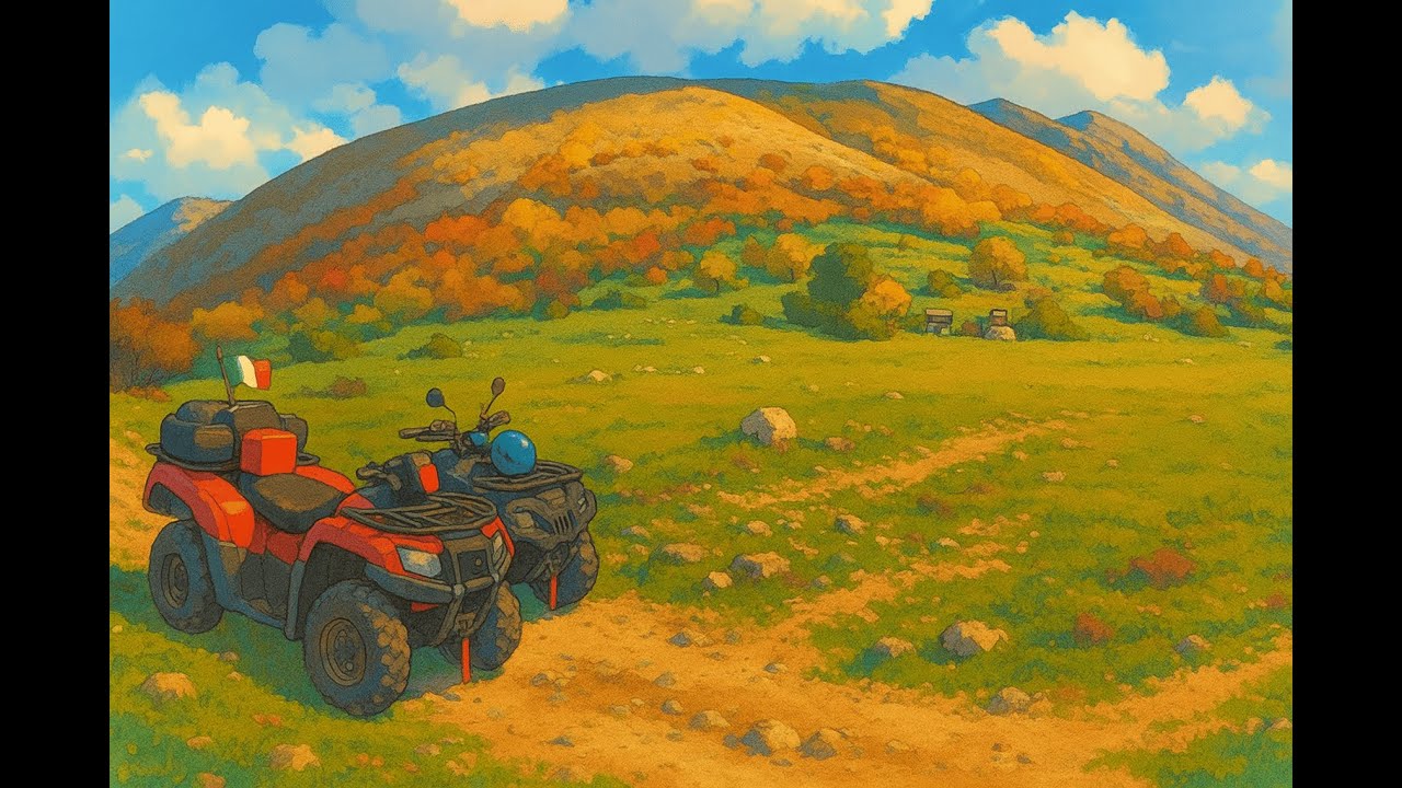 In Quad fino alle pendici del Monte Velino! Alla scoperta di Santa Maria in Valle Porclaneta🌄 Pt2