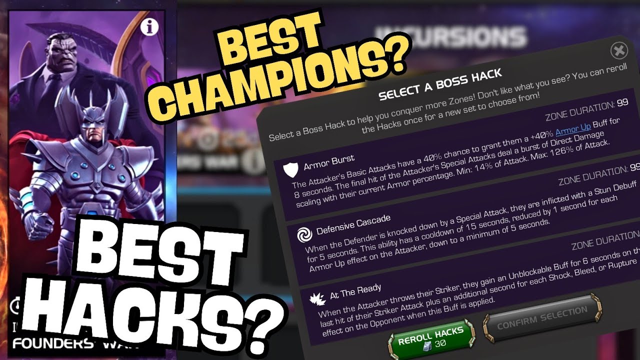 TIPS For SAGA INCURSIONS - MCOC