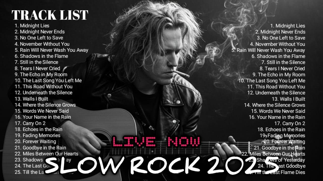 💔 LIVE Slow Rock Ballads – Songs to Heal a Broken Heart