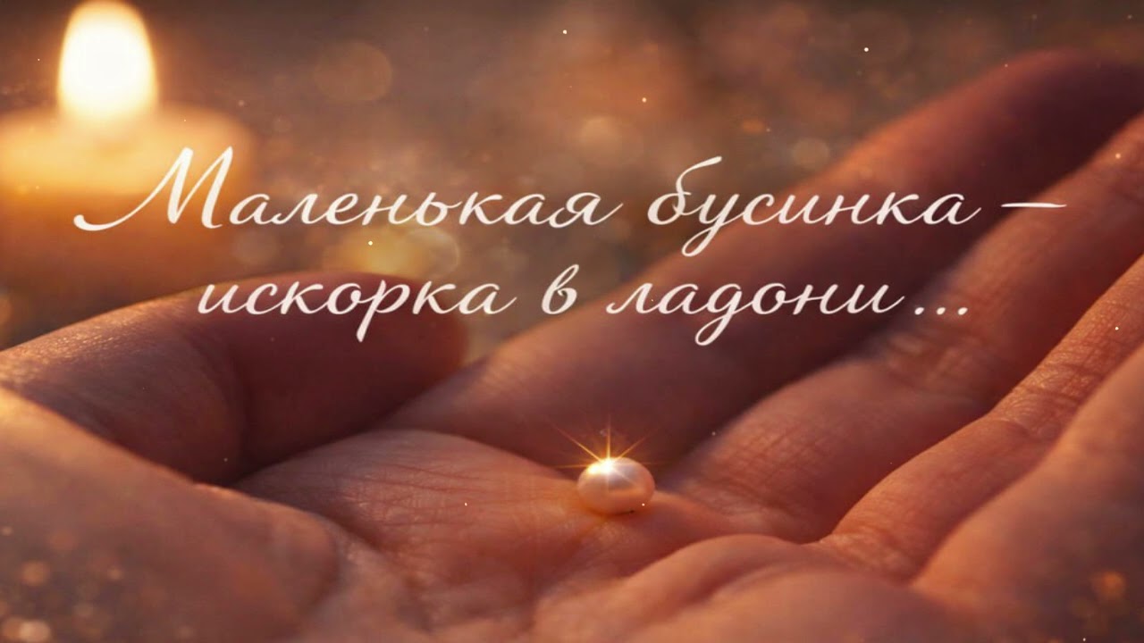 Маленькая бусинка — искорка в ладони | Песня о свете, вере и творчестве