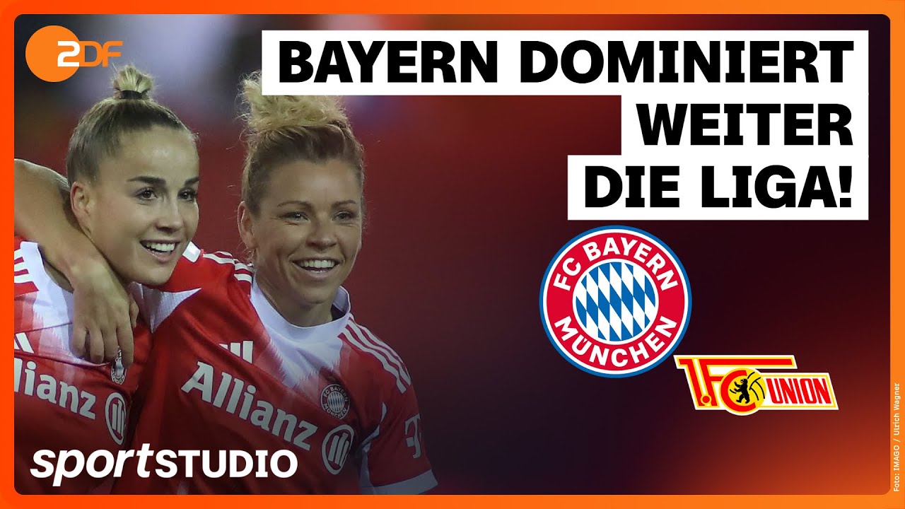 FC Bayern München  – 1. FC Union Berlin | Frauen-Bundesliga, 10. Spieltag 2025/26 | sportstudio