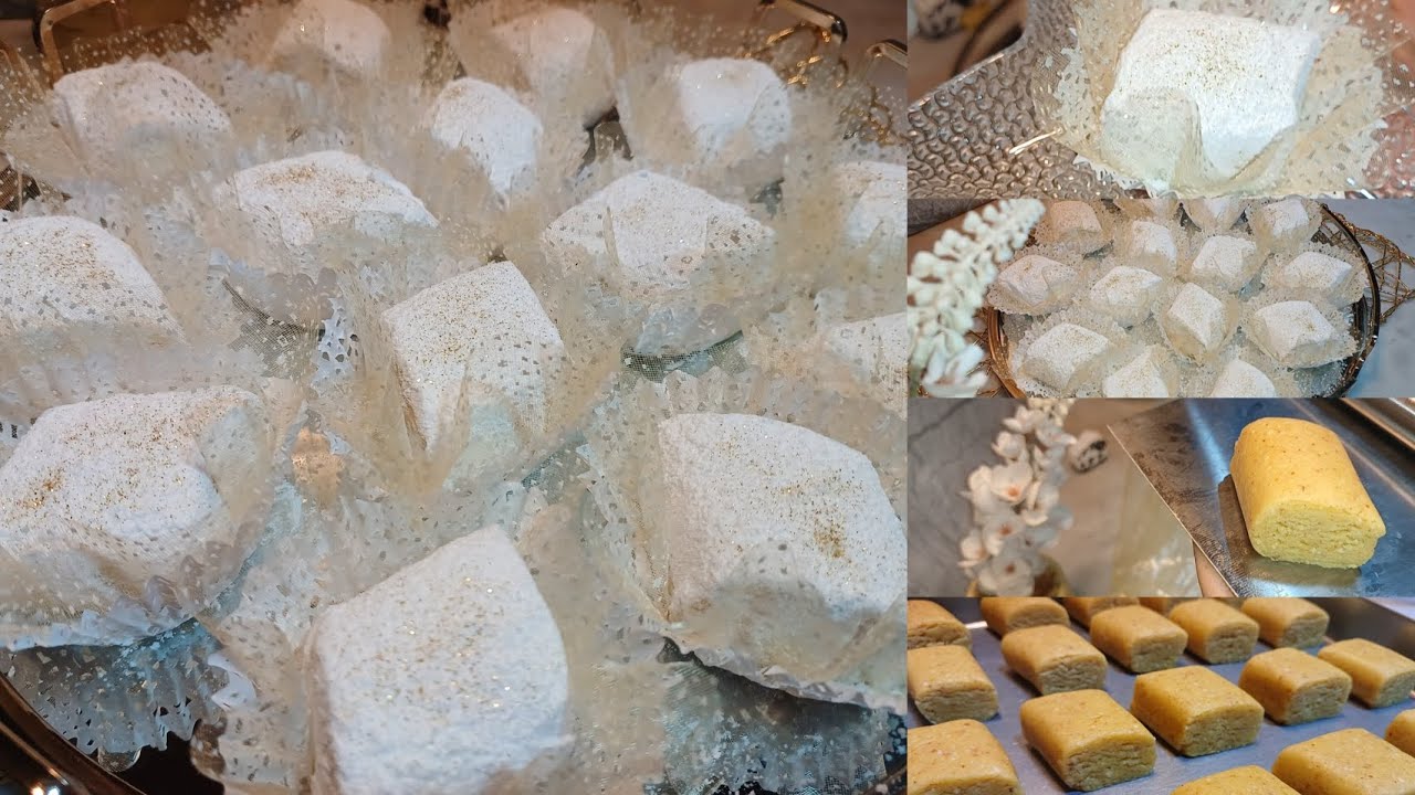 حلويات عيد الأضحى 🐏 2024: حلوة بوسو يطيح نصو وصفة بنينة بذوق مميز و شكل راقي ديريها وعنيك مغمضين 😌👌
