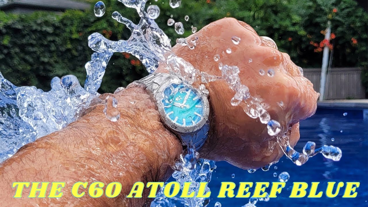 Christopher Ward C60 Atoll Reef Blue — идеальный вариант для лета!
