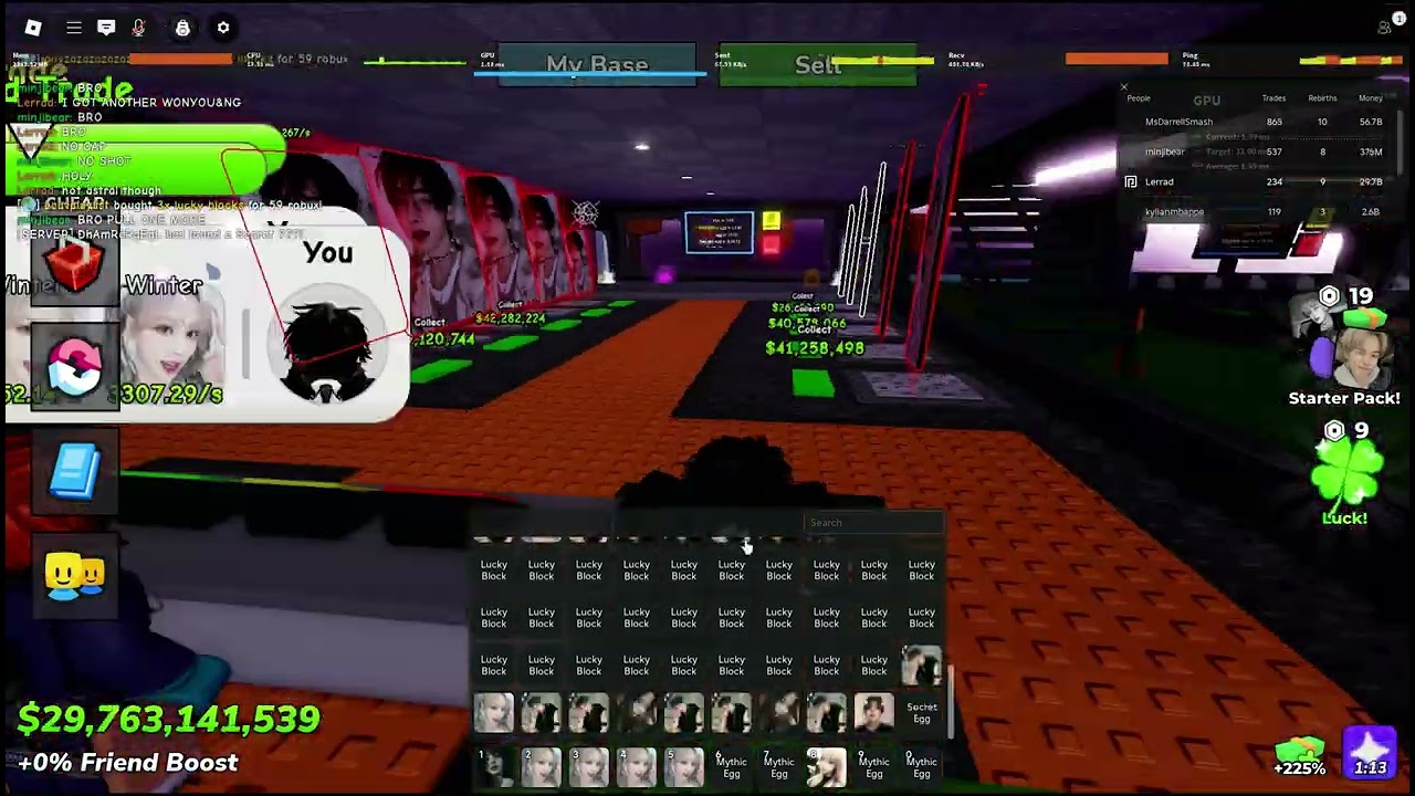 Opening Exclusive Blocks in Trade a Kpop Idol - Roblox