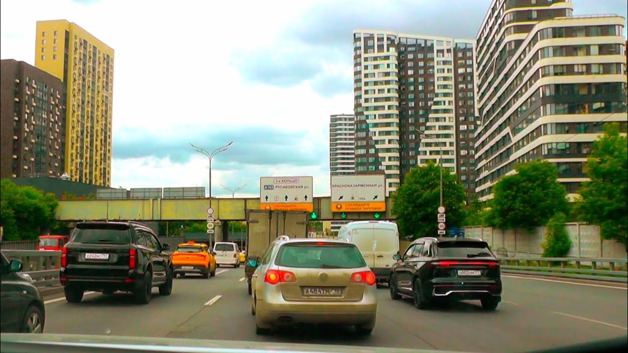 Лефортовский тоннель в Москве 