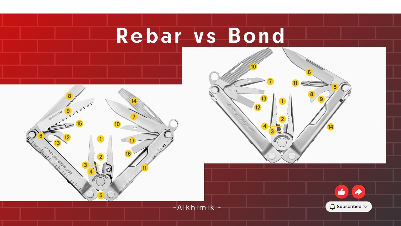 Leatherman Rebar vs Leatherman Bond