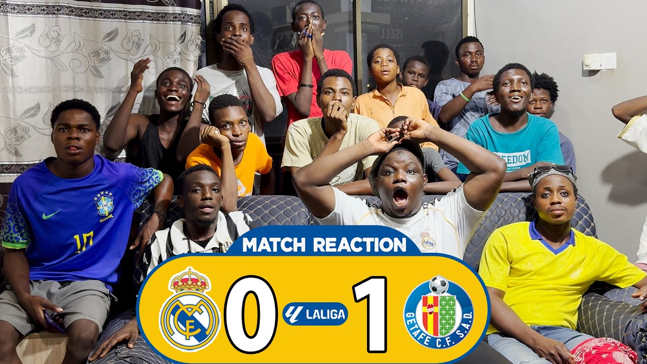 REAL MADRID 0 : 1 GETAFE (FANS REACTION & HIGHLIGHTS)