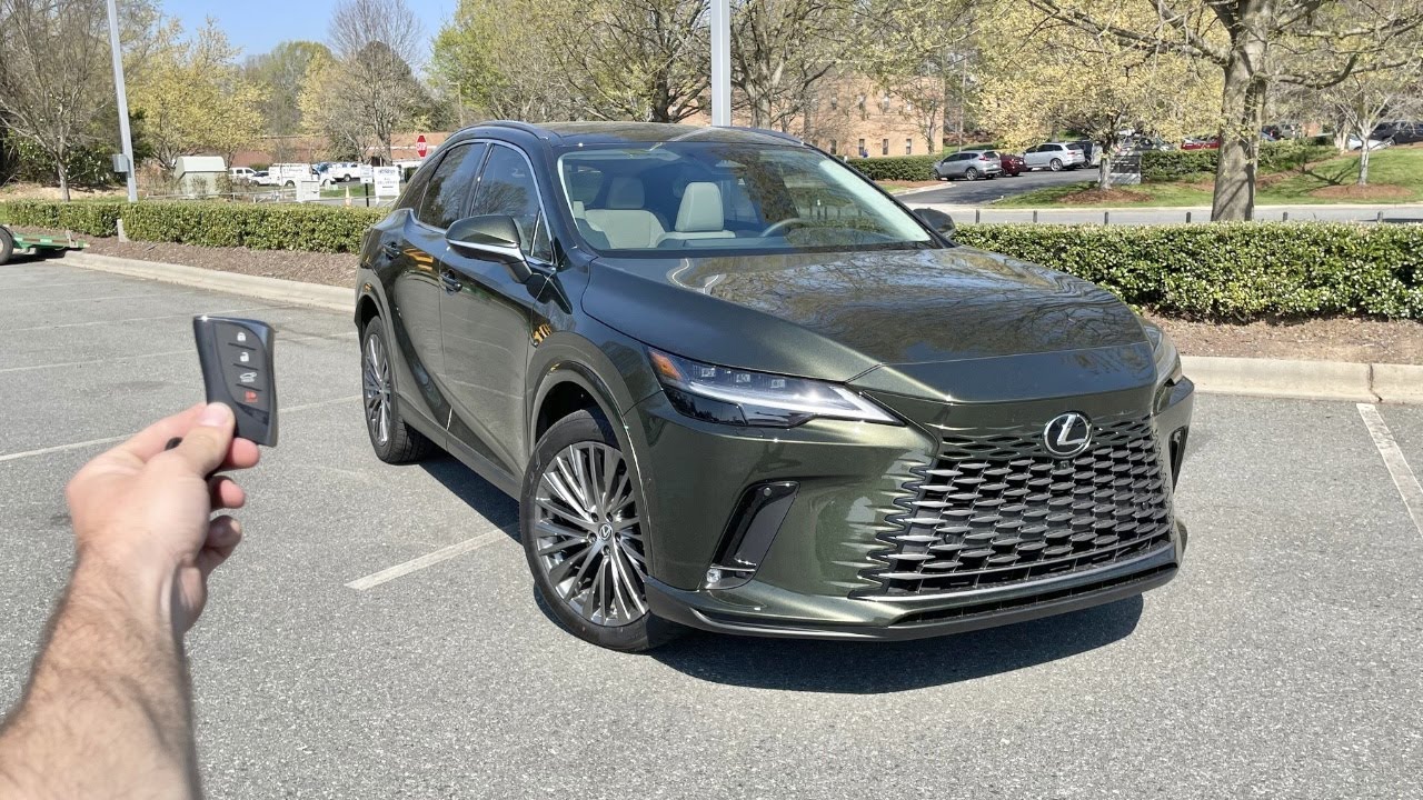 2023 Lexus RX350h Luxury: Start Up, Test Drive, Walkaround, POV and Review