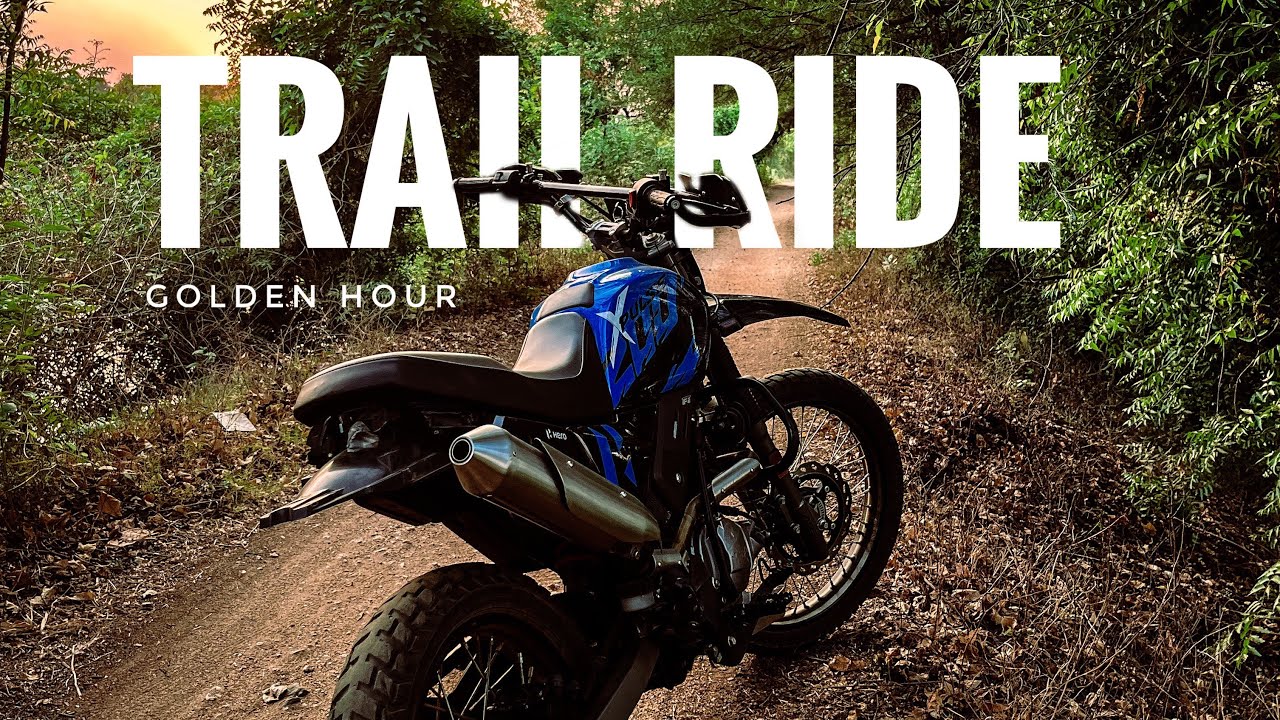Satisfying Sunset trail ride on my xpulse 200 4v