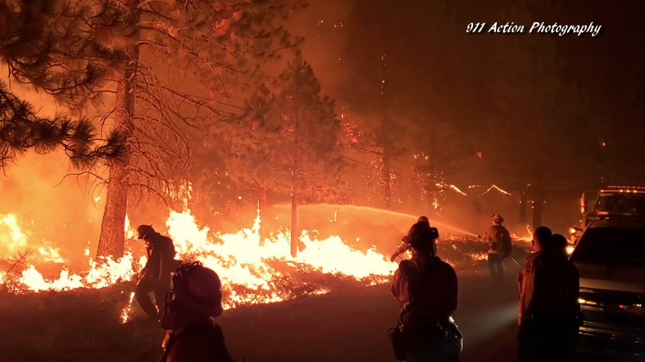 Dixie Fire Activity in Taylorsville and around Westwood on 8/14/2021