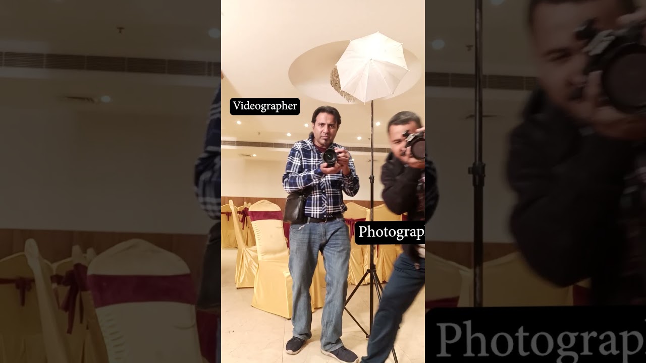 Videographer VS Photographer 😂😁#funny #photographer #comedy