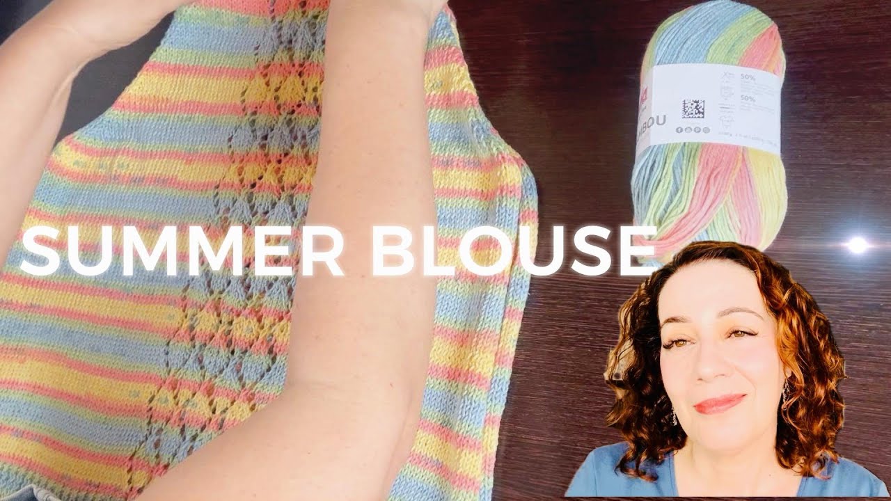 Katia Summer Blouse Progress 🌞 | Front and Back Finished