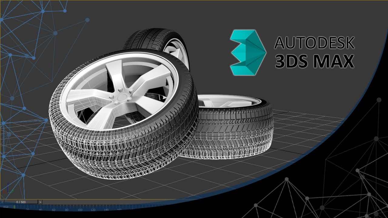 3Ds Max Tutorial - Car Tires Modeling