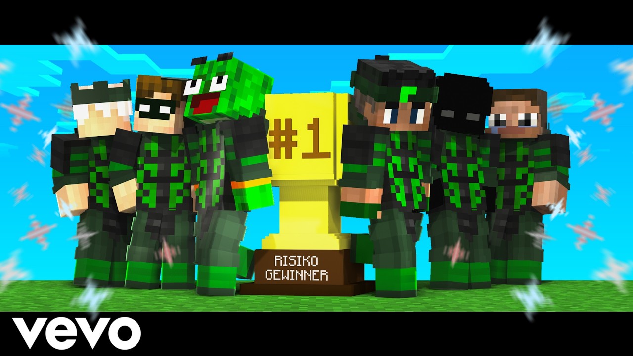 ♫ DER MINECRAFT RISIKO GEWINNER SONG! - Danergy & Ryney (Offizielles Musik Video)