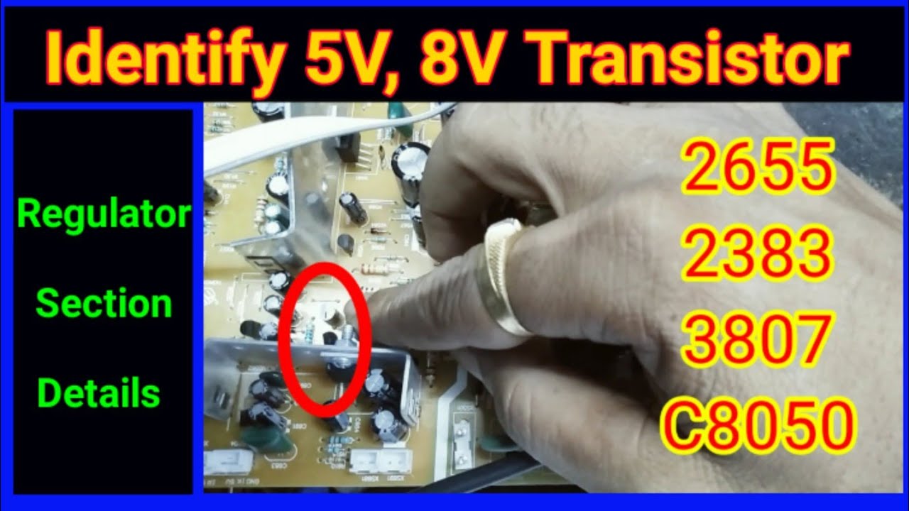 5 Volt, 8 Volt Regulator Transistor Details./ How to Identify 5v,8v, regulator Transistor/ China PCB