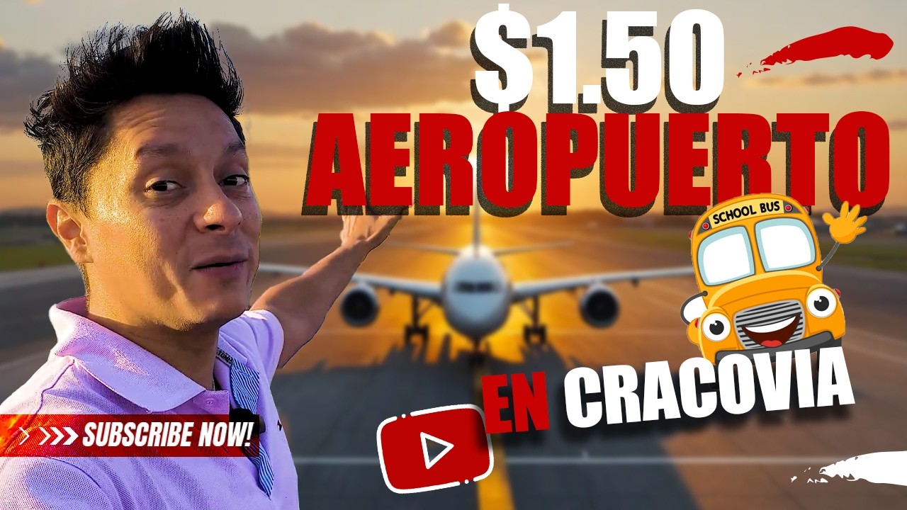 Cómo Llegar al Centro de Cracovia desde el Aeropuerto por Solo $1.50 en Bus 🚌 (Ida y Vuelta) Guía