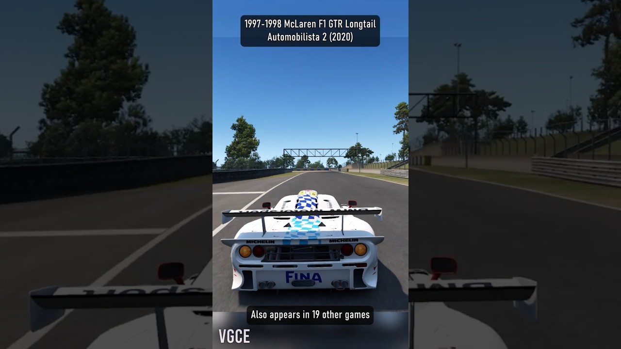 49 Group GT1 Cars in Racing Games