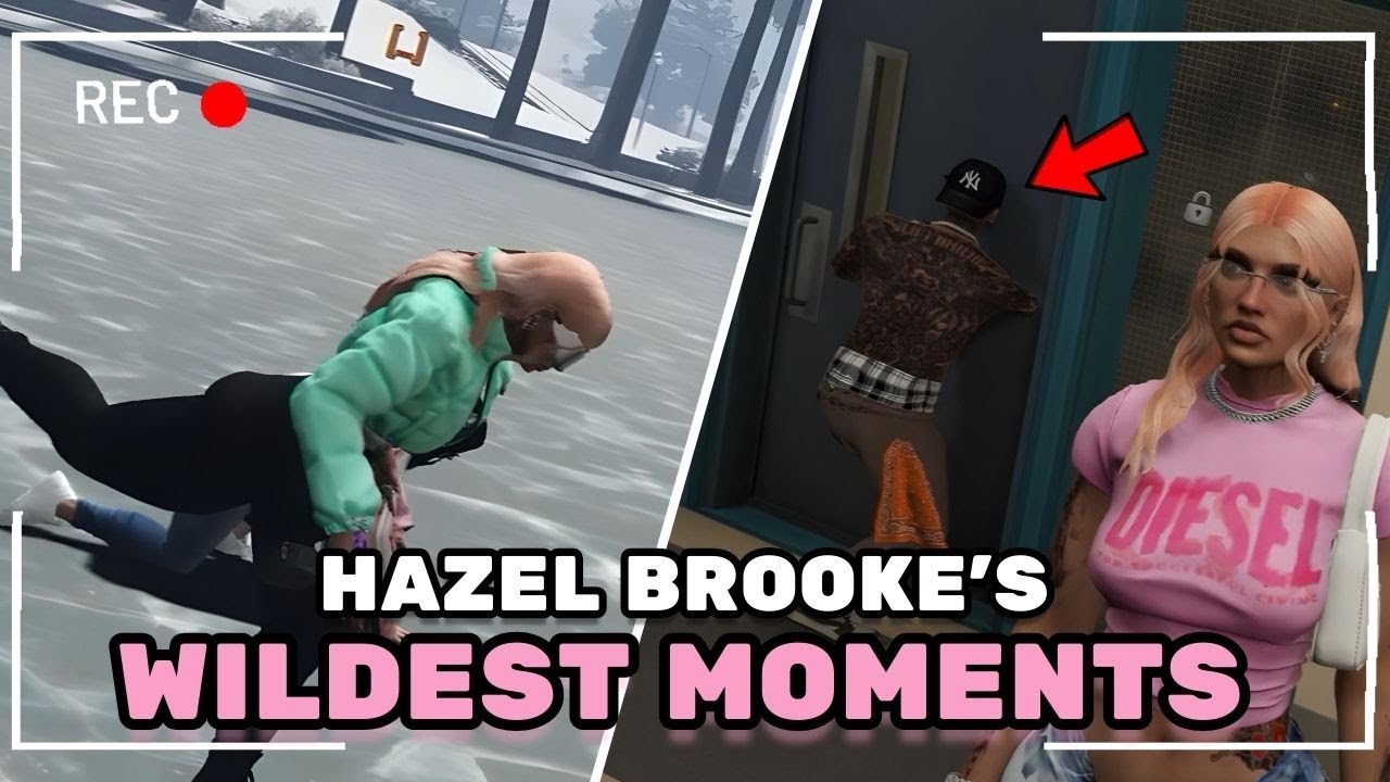 Hazel Brooke's BEST Moments In GTA RP 😱 (MONTAGE) in TGLA 🌴🏙