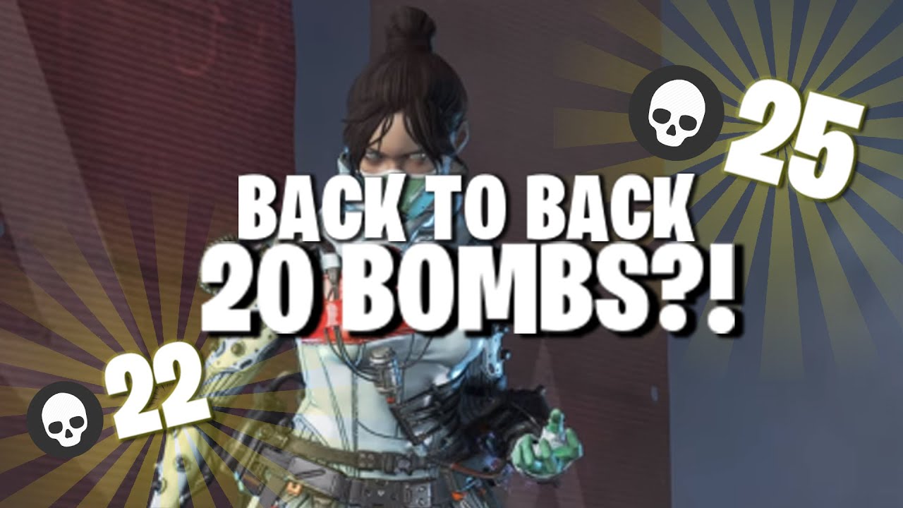 Dropping Back To Back 20 BOMBS in Apex Legends