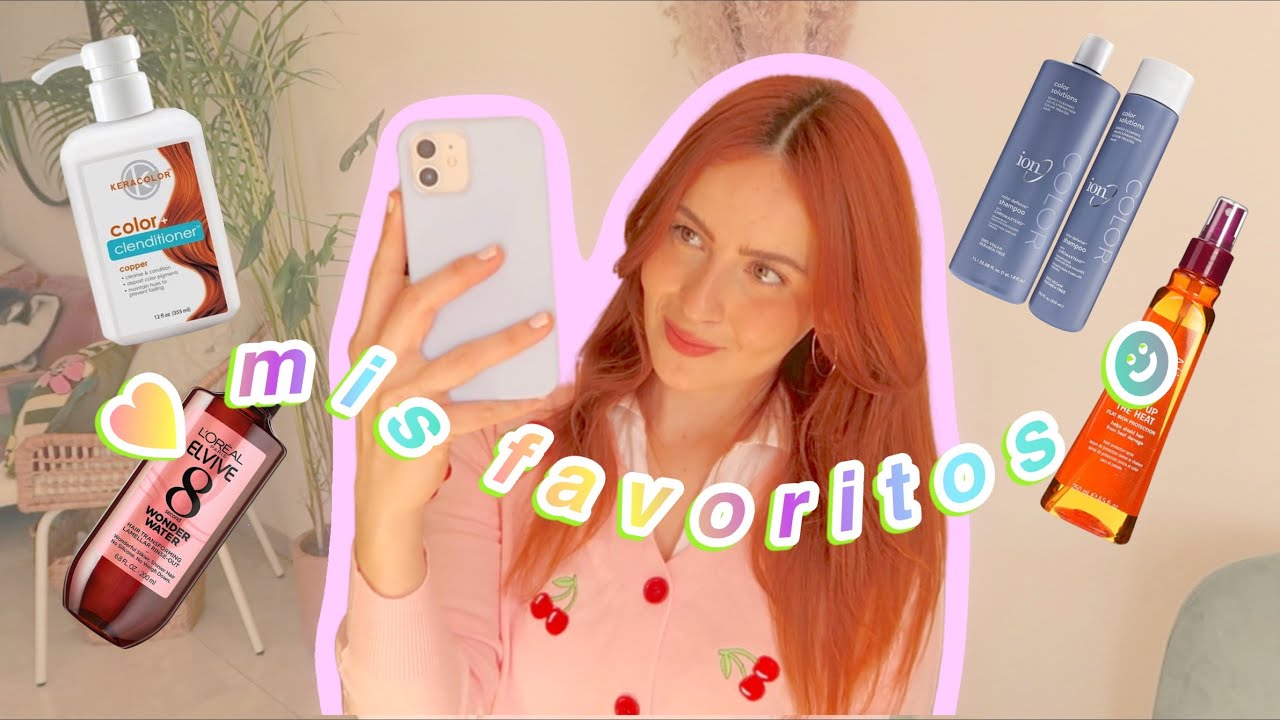 5 productos para ✨MANTENER✨mi cabello cobrizo 🤝🧡