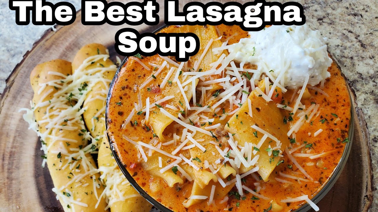 The Best Lasagna Soup
