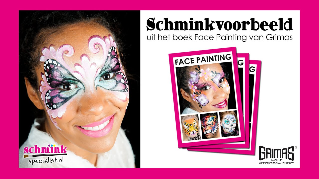Vlinder Schminkvoorbeeld