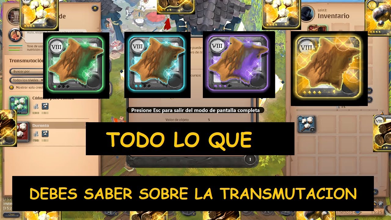 TODO lo que DEBES saber sobre la Transmutación | Albion Online