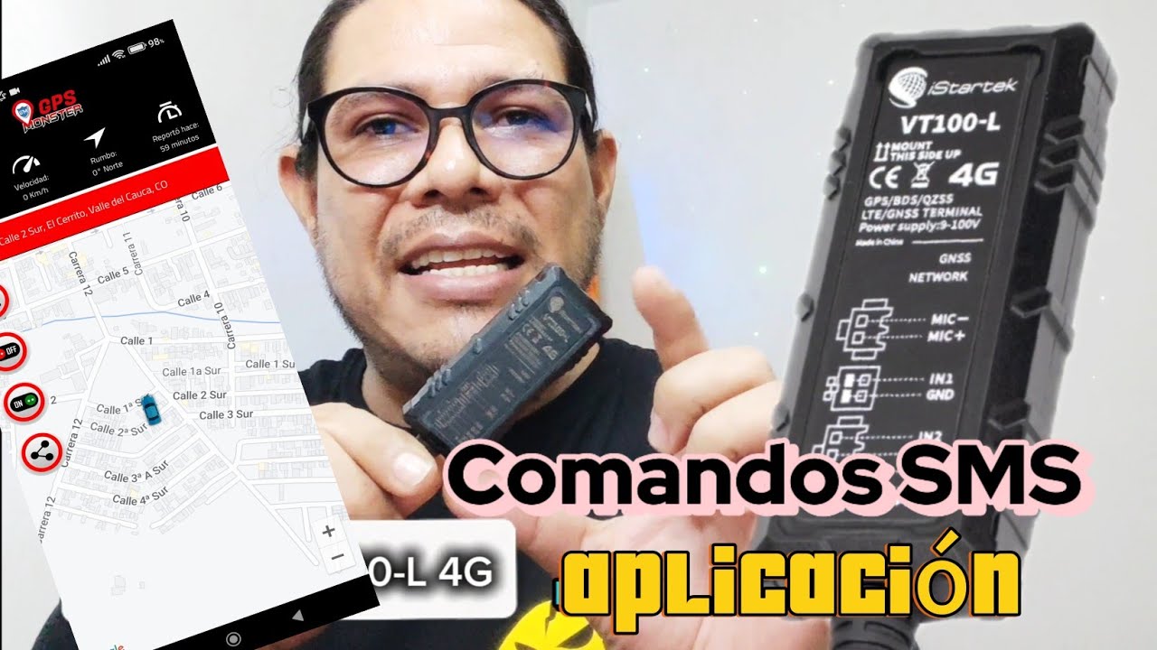 cómo se configura GPS tracker 4G istartek VT100-L | aplicación - plataforma | comandos SMS | p2