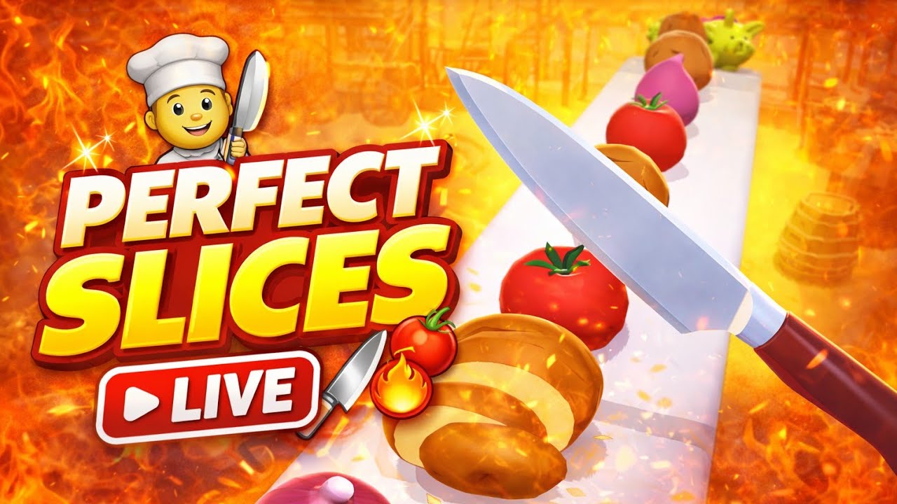 Perfect Slices Live Now 🍎🔪 gameplay #75 #live #shortslive #shortsfeed