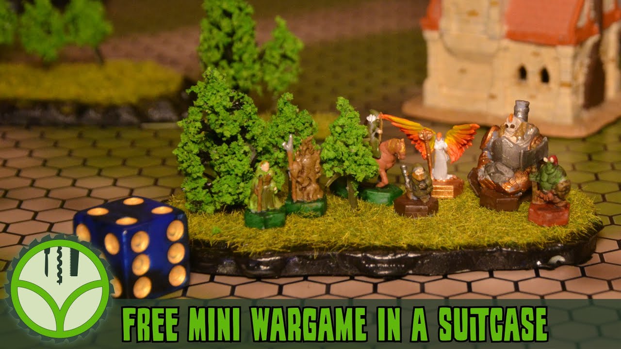 Making an Open Source Mini Wargame that fits in a Suitcase