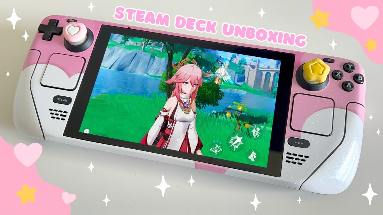 Steam Deck Unboxing + 1TB Upgrade | Genshin Impact 💖