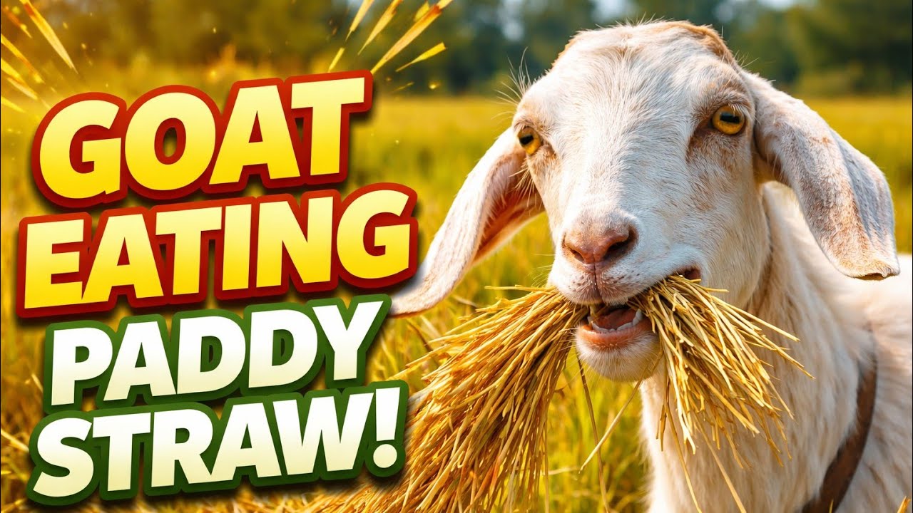 Goats vs. Paddy Straw: The Ultimate Feed Test