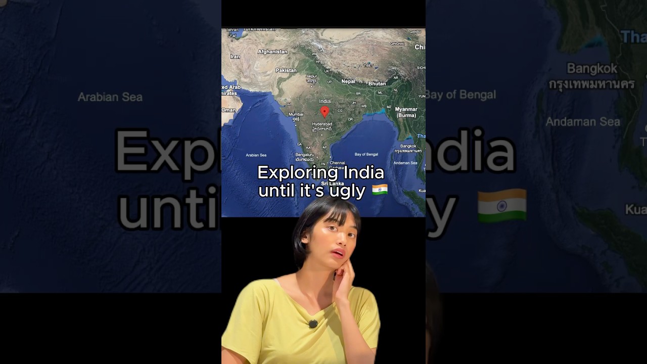 Exploring India until it's ugly 🇮🇳 #googleearth #asmr #travel #geoguessr #india