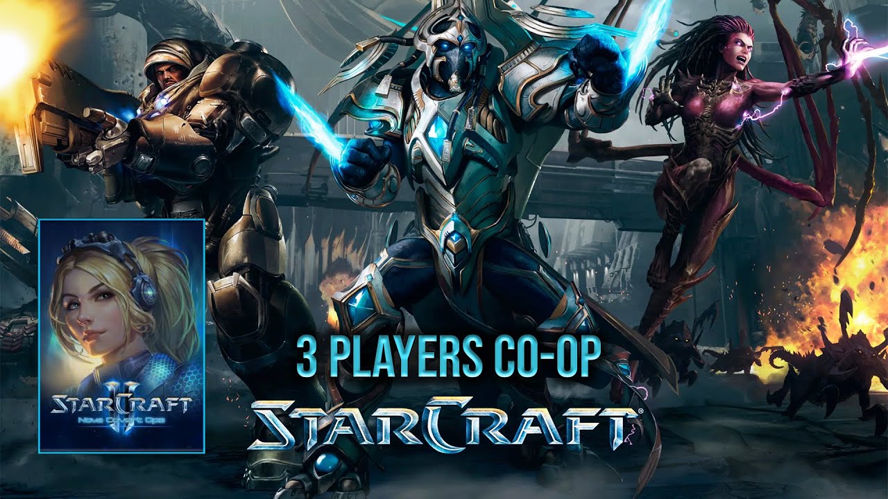 StarCraft 2 | 3 Players CO-OP | All Missions