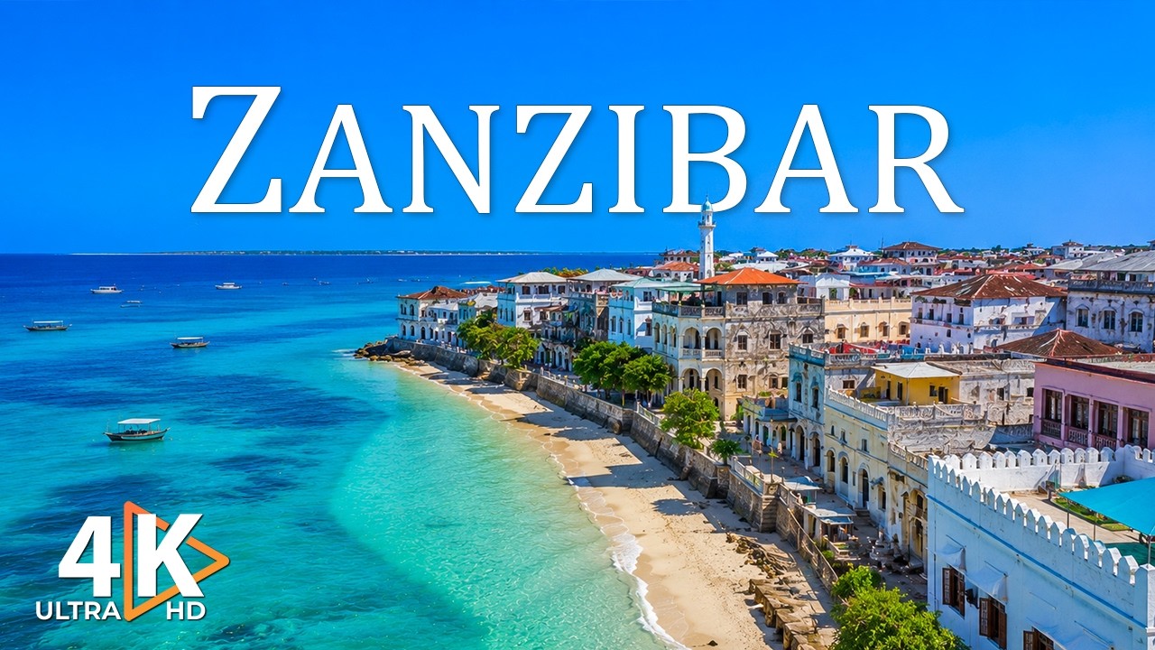 Zanzibar 4K UHD | Explore Tanzania’s Exotic Island | Turquoise Seas & White Sands