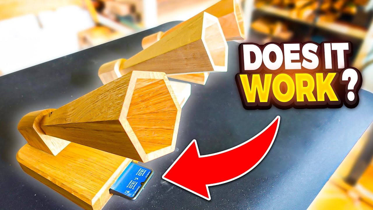 How to make a DIY Wooden amplifier for your phone - Wooden phone stand