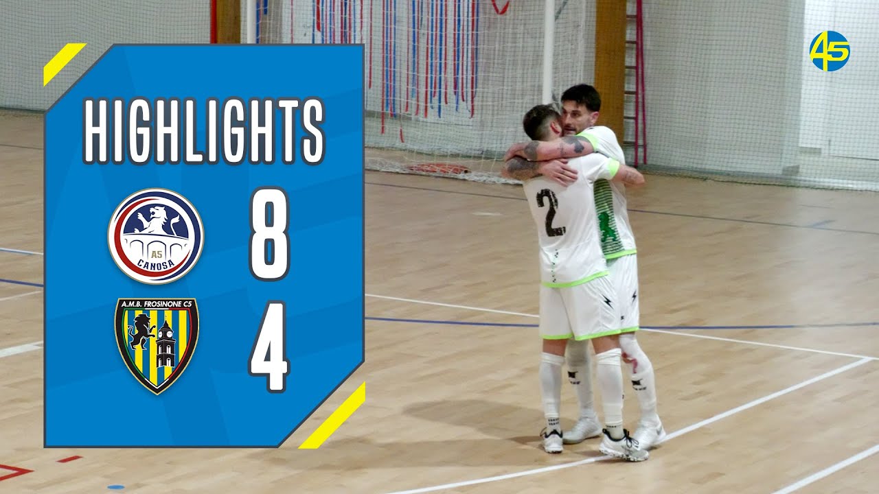 Canosa-Frosinone 8-4 | HIGHLIGHTS | Serie A2 2025-26