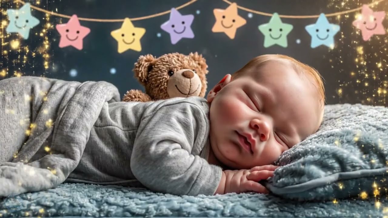 Calm Baby Sleep Music 🌙 Soft Lullaby for Deep Rest – Little Bear Snores