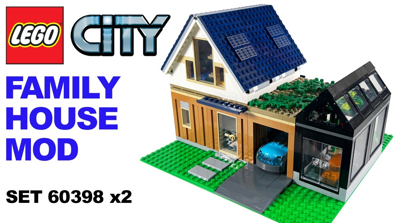 Lego Family House MOD - 2x Set 60398 = AWESOME !