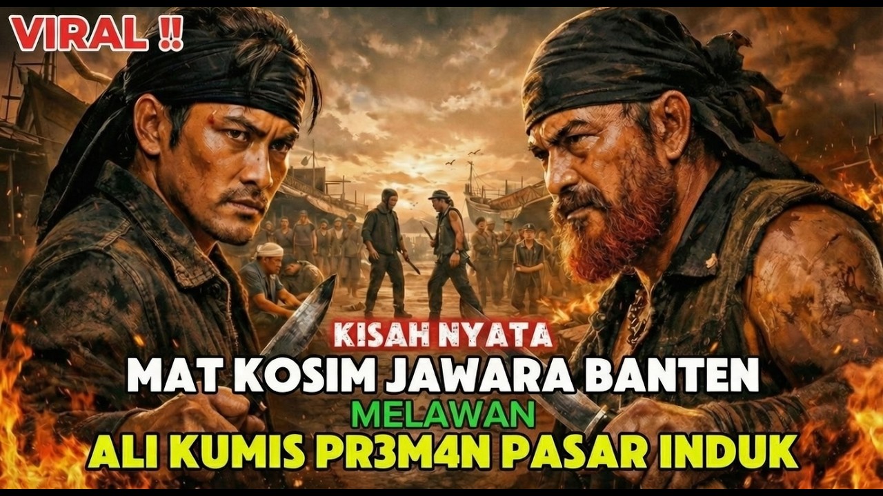VIRAL!!! MAT KOSIM JAWARA BANTEN VS ALI KUMIS PREMAN MADURA - KISAH VIRAL DONGENG NUSANTARA