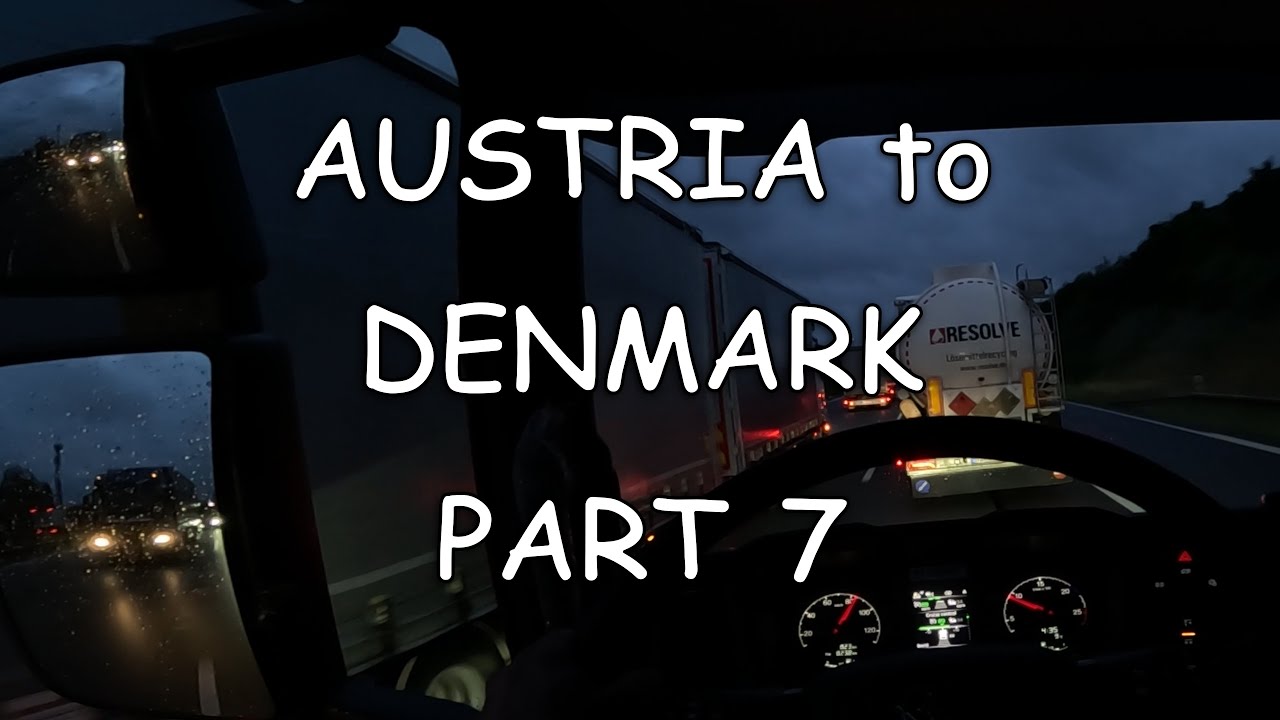 ASMR dk POV Driving Scania 420 P: Austria to Denmark pt 7.