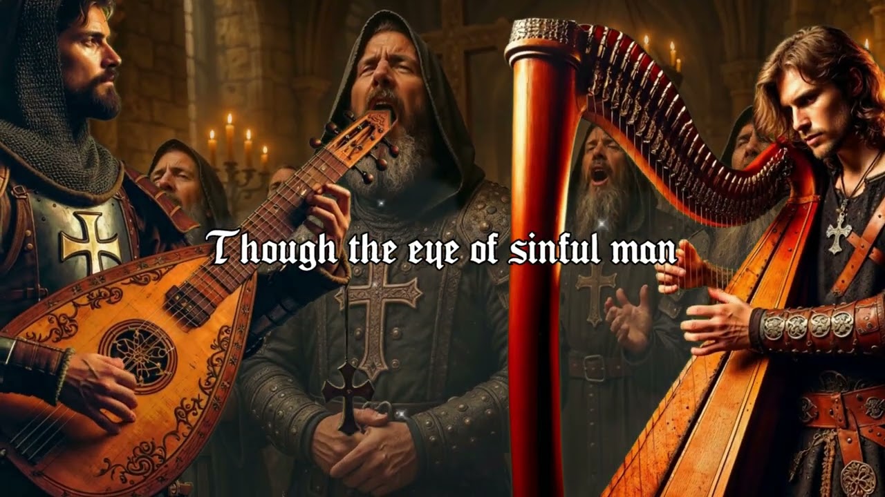 Holy, Holy, Holy &ndash; Medieval Celtic Folk Metal Version of Christian Hymn | Lyric Video
